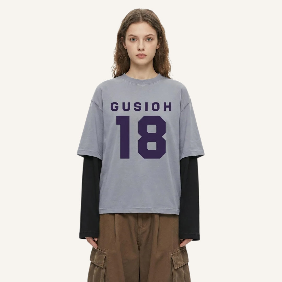 Since 2018 grey long sleeve sweater