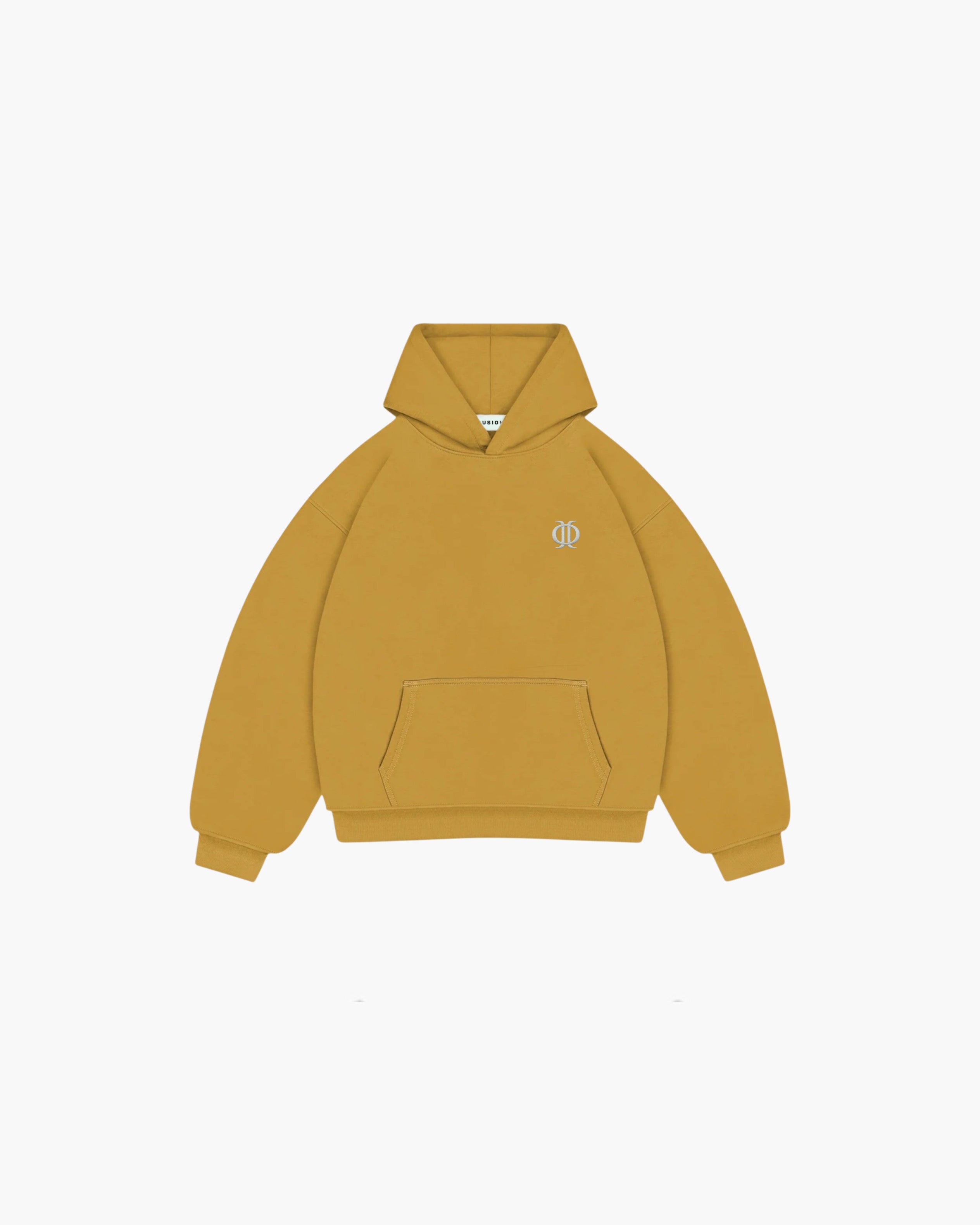 Gusioh icon logo signature yellow hoodie