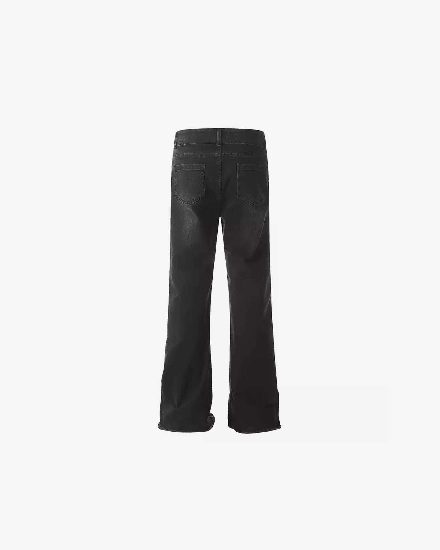 Gusioh men black denim pant