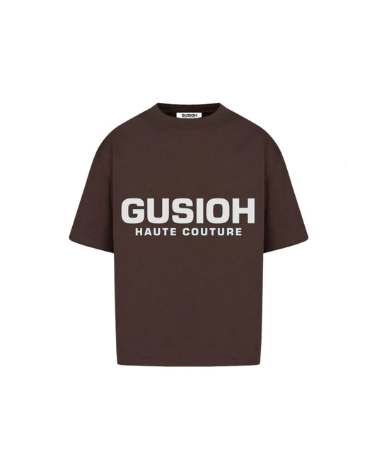 Gusioh haute couture logos green tee