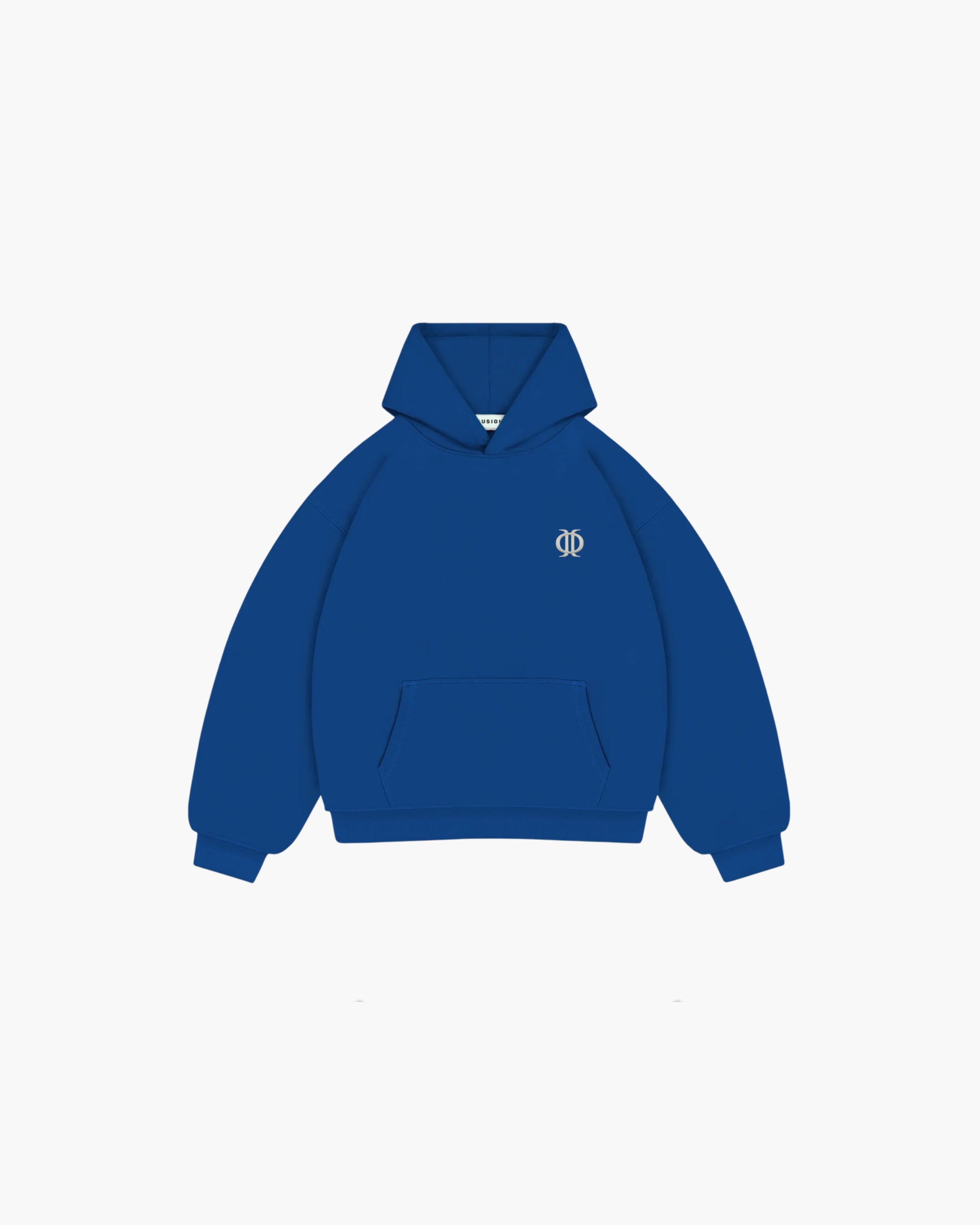 Gusioh icon logo signature blue hoodie