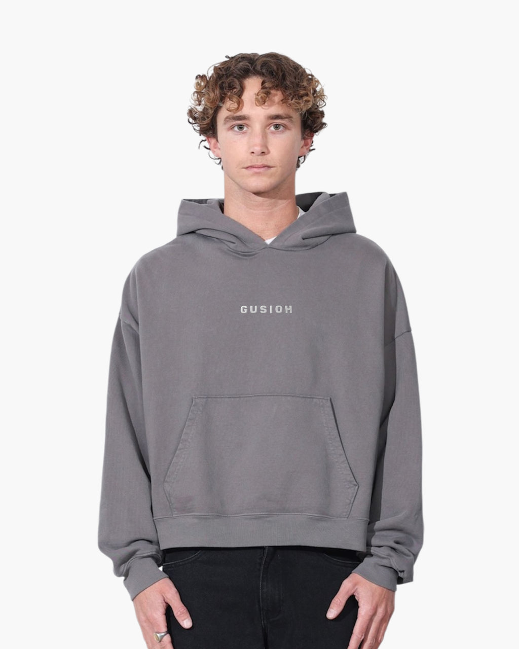 Text logo hoodie