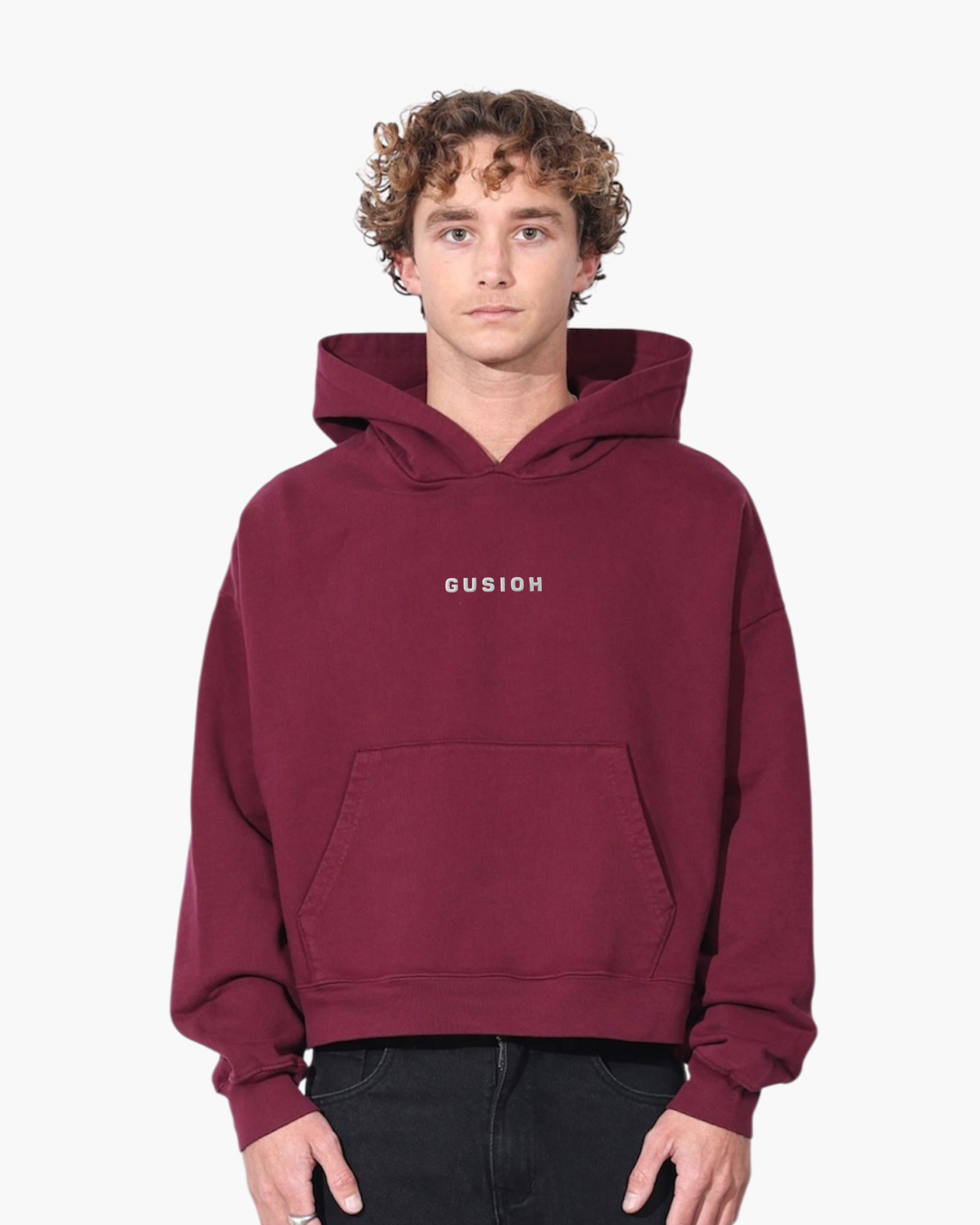 Text logo hoodie