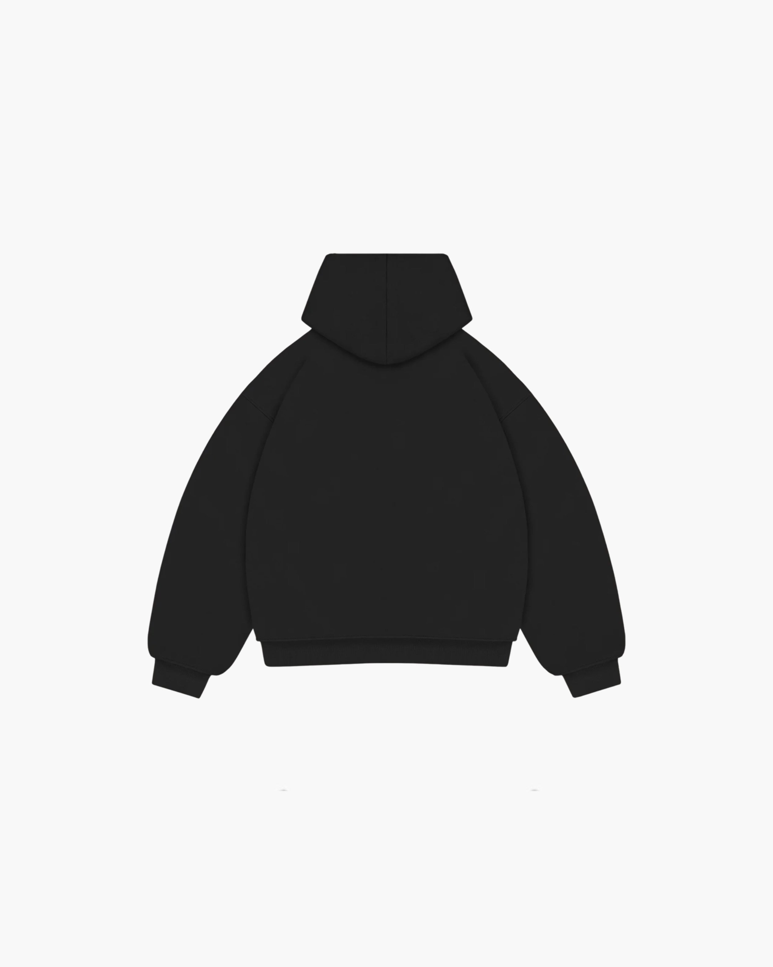 Gusioh icon logo signature black hoodie